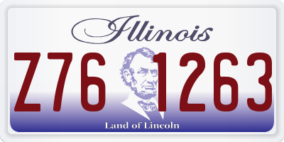 IL license plate Z761263