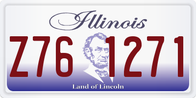 IL license plate Z761271