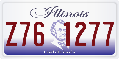 IL license plate Z761277