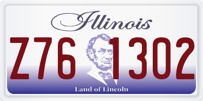 IL license plate Z761302