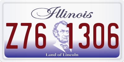 IL license plate Z761306