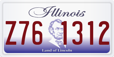 IL license plate Z761312