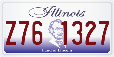 IL license plate Z761327
