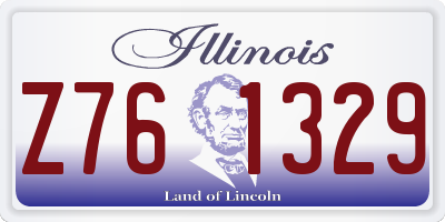 IL license plate Z761329