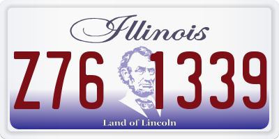 IL license plate Z761339