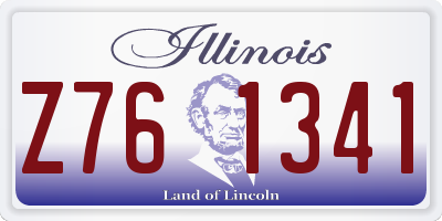 IL license plate Z761341