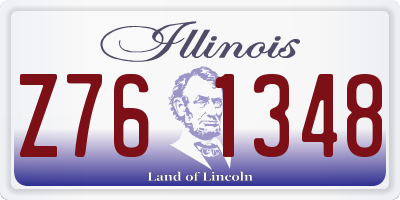 IL license plate Z761348