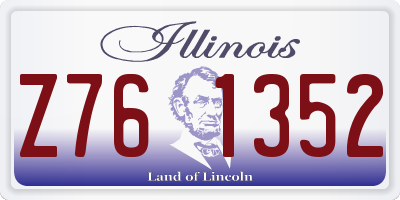 IL license plate Z761352