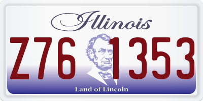 IL license plate Z761353