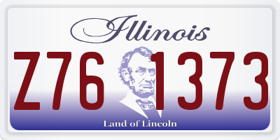 IL license plate Z761373