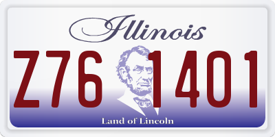 IL license plate Z761401