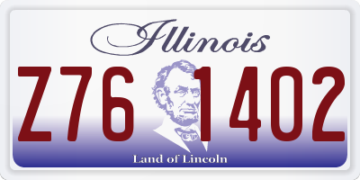 IL license plate Z761402