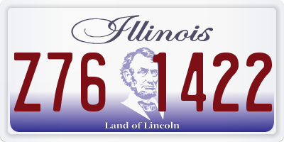 IL license plate Z761422