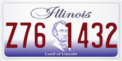 IL license plate Z761432