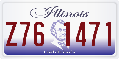 IL license plate Z761471