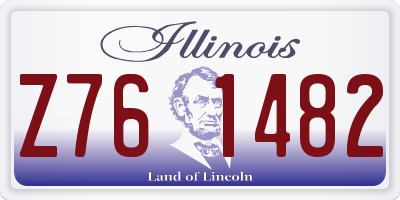 IL license plate Z761482