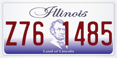 IL license plate Z761485