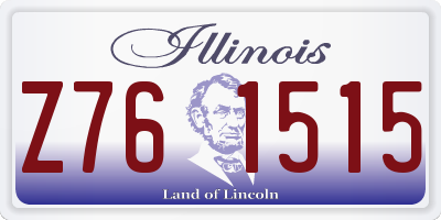 IL license plate Z761515