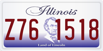 IL license plate Z761518