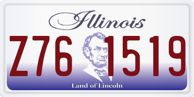 IL license plate Z761519