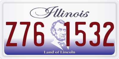IL license plate Z761532