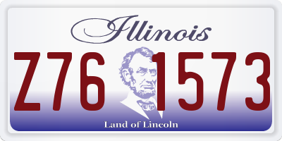 IL license plate Z761573