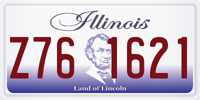 IL license plate Z761621
