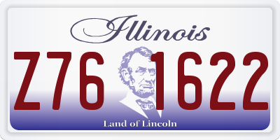 IL license plate Z761622