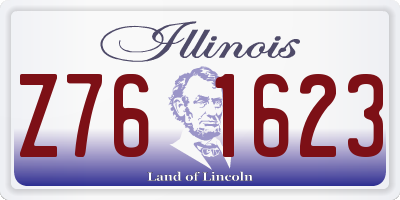 IL license plate Z761623