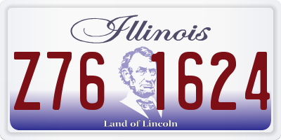 IL license plate Z761624
