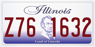 IL license plate Z761632
