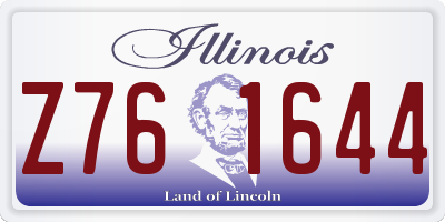IL license plate Z761644
