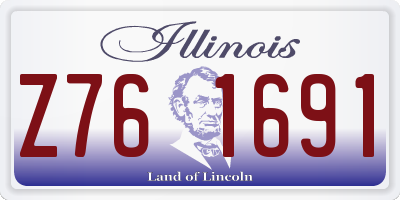IL license plate Z761691