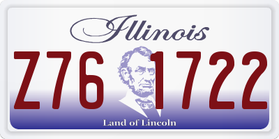 IL license plate Z761722