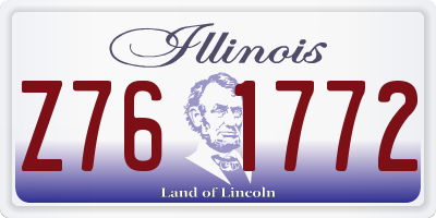 IL license plate Z761772