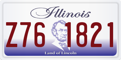 IL license plate Z761821