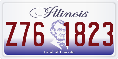 IL license plate Z761823