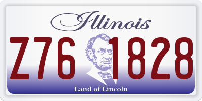 IL license plate Z761828