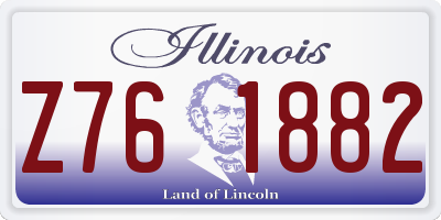 IL license plate Z761882