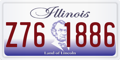 IL license plate Z761886
