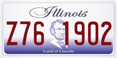 IL license plate Z761902