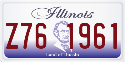 IL license plate Z761961