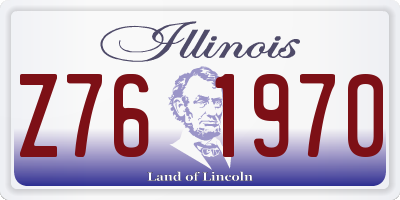 IL license plate Z761970