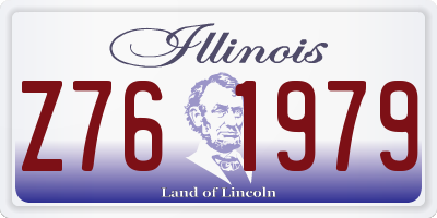 IL license plate Z761979