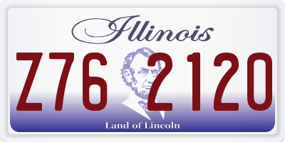 IL license plate Z762120