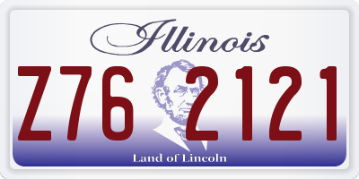 IL license plate Z762121