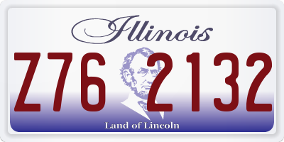 IL license plate Z762132