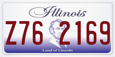 IL license plate Z762169