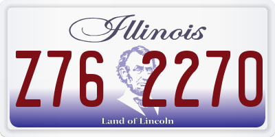 IL license plate Z762270
