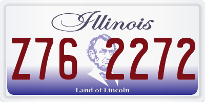 IL license plate Z762272